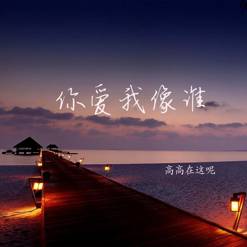 你爱我像谁 (谁像我爱你)封面